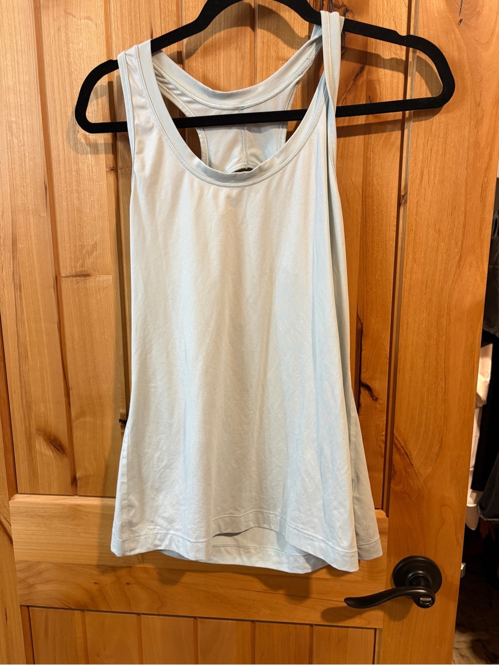 Athleta Pale Blue Racerback Tank Top